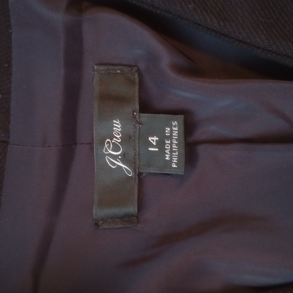 J.Crew Women's Black Going-Out Blazer Jacket in Stretch Twill Size 14 H2743 EUC - Picture 9 of 16